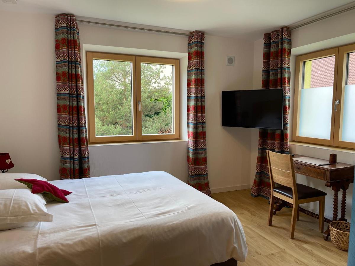 Alsacebnb - Gite 12 Personnes Dans Le Vignoble - Piscine Privee & Spa Ammerschwihr Bagian luar foto